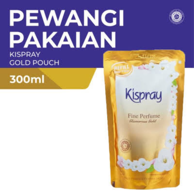 Kispray Pelicin Pakaian Fine Perfume Glamorous Gold 300ml<br />