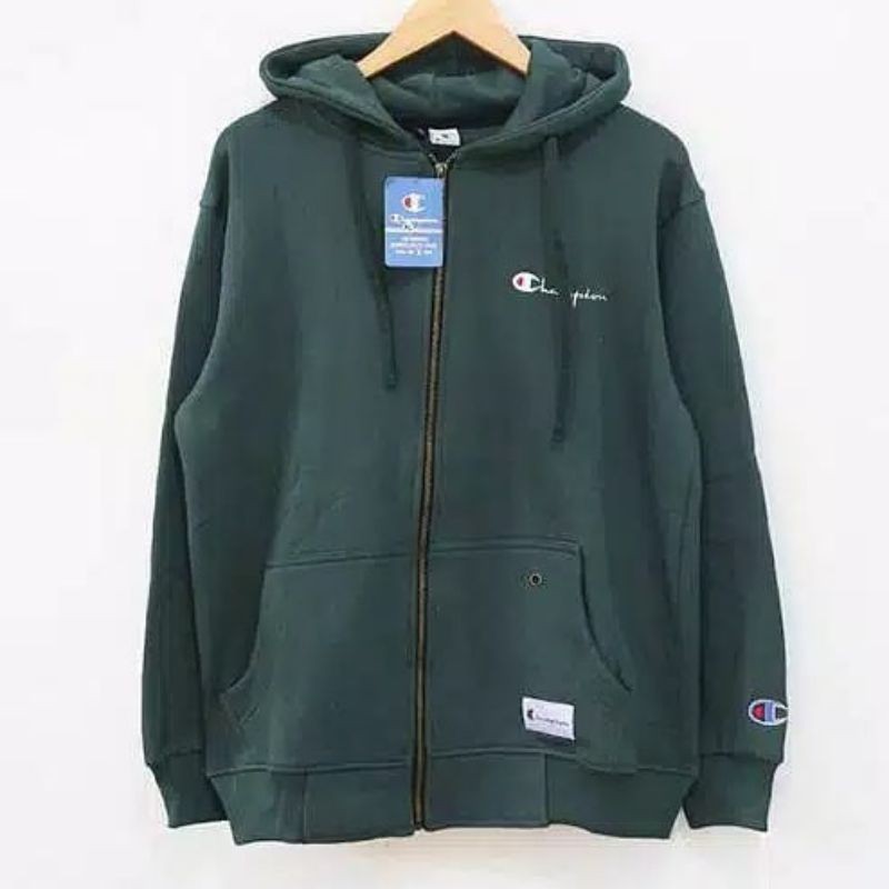 HOODIE ZIPPER CHAMPION HIGH QUALITY CASUAL HYPE FASHION PRIA