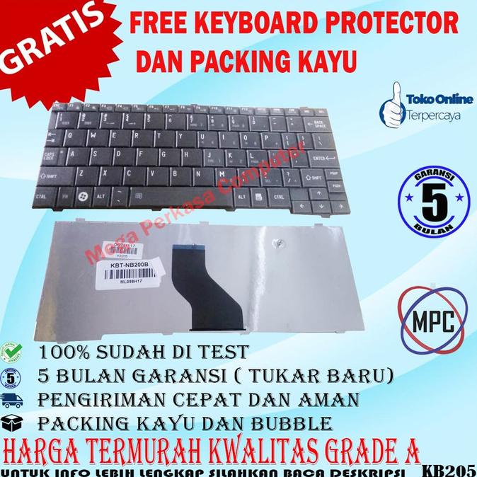 Keyboard Laptop Notebook Toshiba Mini NB500 NB505 NB510 NB520 NB200