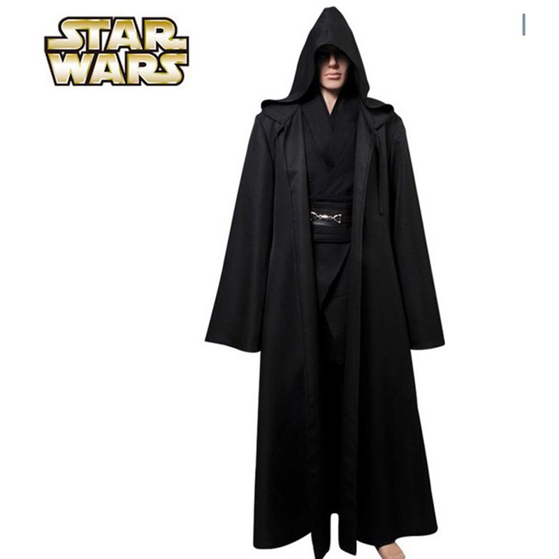 jubah hitam starwars jedi vader anak dewasa halloween