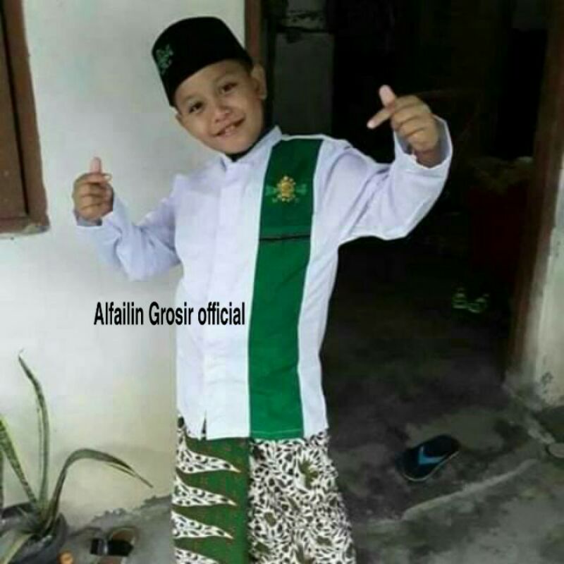 Baju Koko NU remaja/Koko Anak laki-laki/Baju Koko NU lengan panjang/Baju Koko NU terlaris