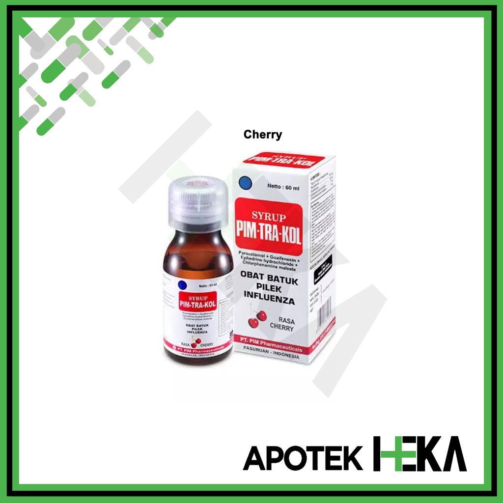 Pimtrakol Syrup 60 ml - Sirup Obat Batuk Pilek Influenza (SEMARANG)