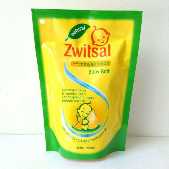 Zwitsal Baby Bath With Minyak Telon Kemasan Refill 250 Ml Shopee Indonesia