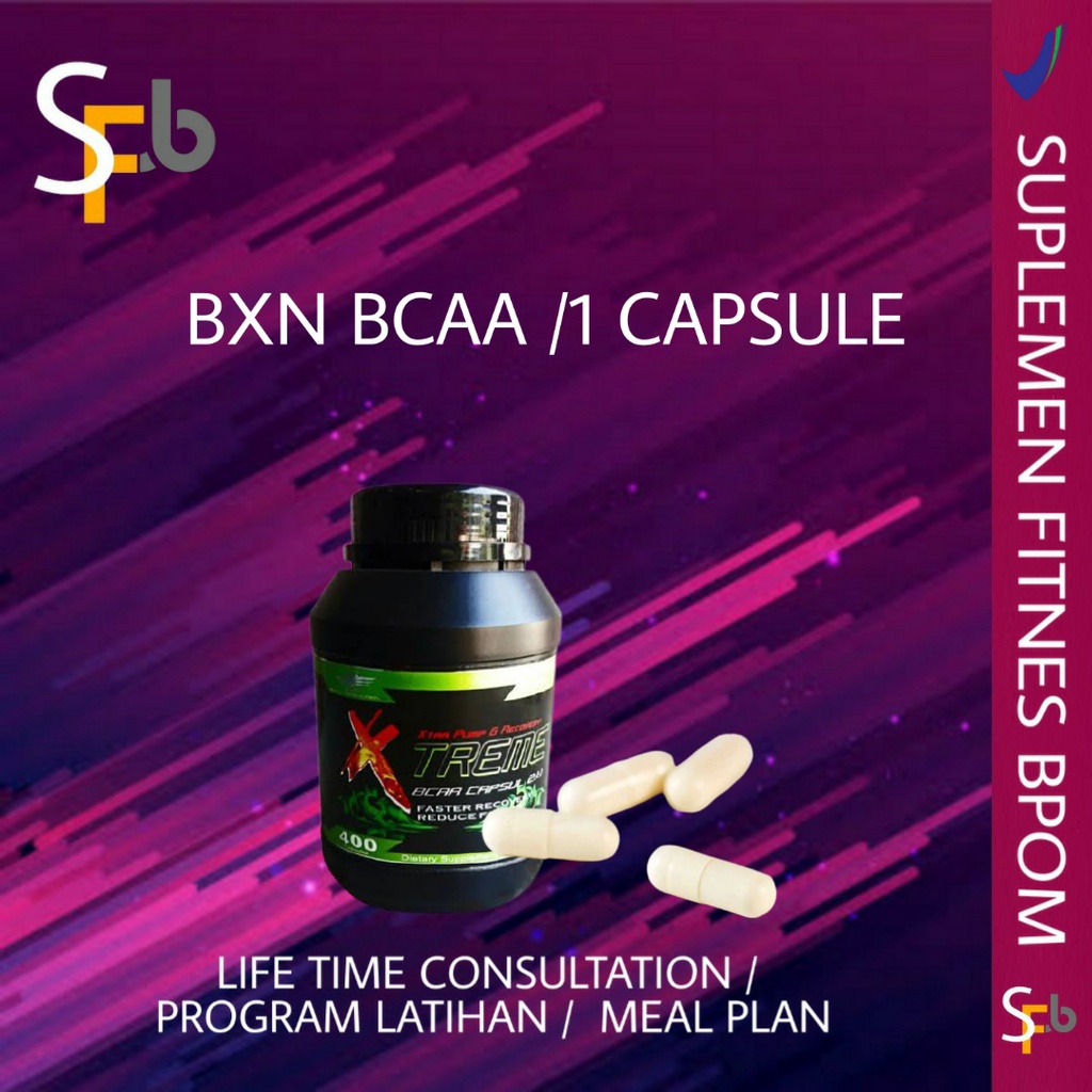 Bxn xtreme bxn bcaa 1 capsule kapsul kaps 1 kaps