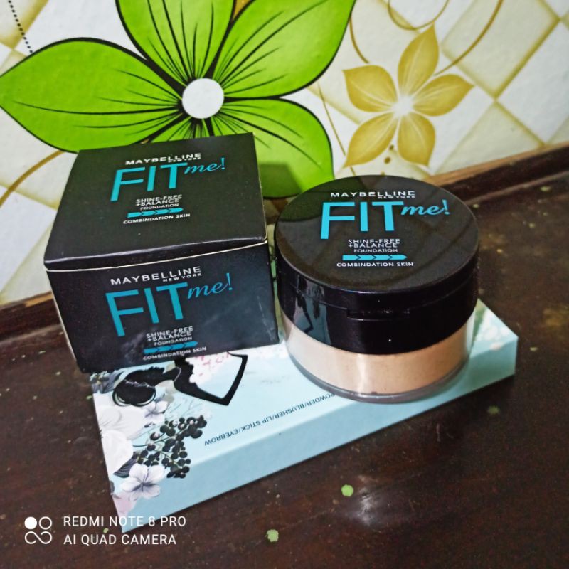 BEDAK TABUR MAYBELLINE FITME 2 in 1 (Tabur + Padat) [PRELOVED]
