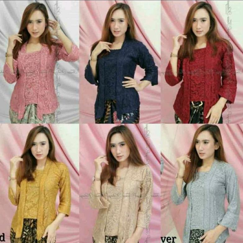 Atasan Kebaya Kutuburu Brokat / Kebaya Brokat Busui / Kebaya Wisuda