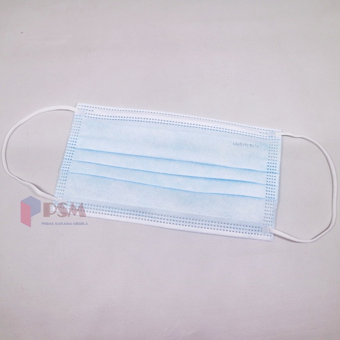 Surgical Mask / Masker Medis 3 ply Earloop Karet Winner perbox isi 50pcs