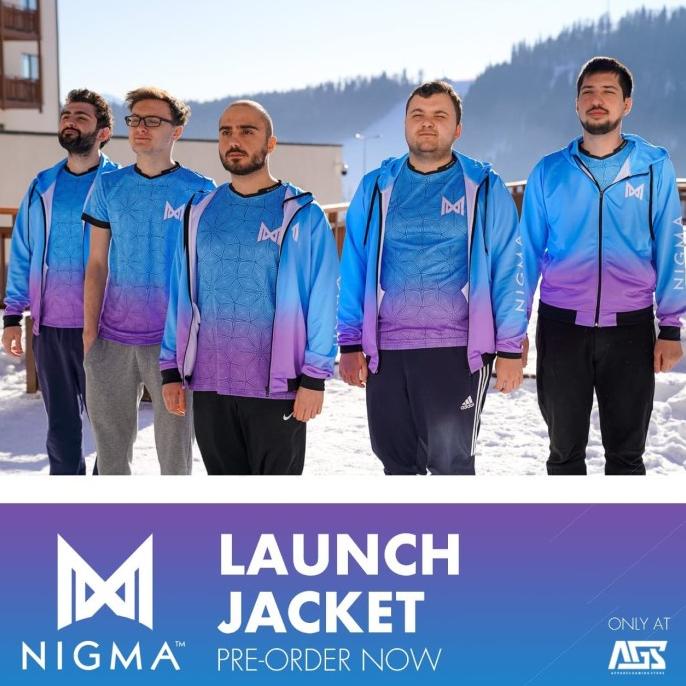 JAKET GAMING TEAM NIGMA - DOTA2 GAMERS