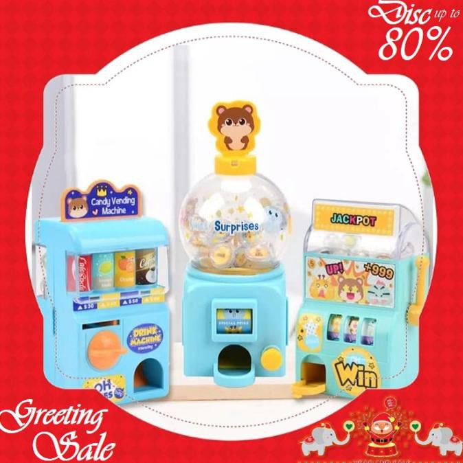 Mini Vending Machine Mini Candy Bar Machine Mini Bingo Jackpot Mac Shopee Indonesia