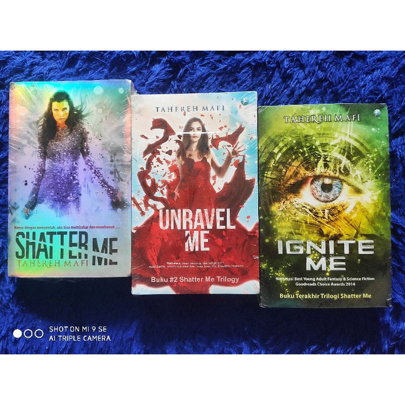 paket novel Shatter Me Unravel Me Ignite Me - Tahereh Mafi