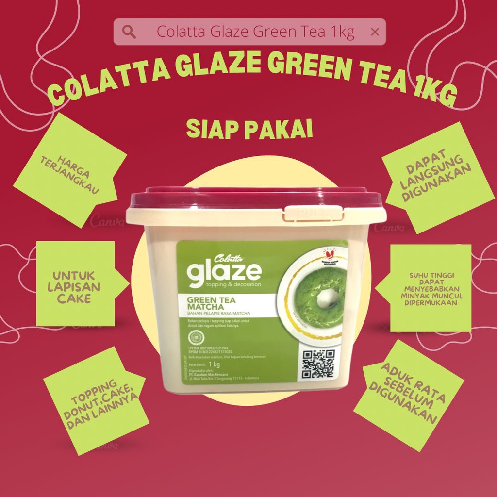 

Colatta Green Tea glaze 1 kg