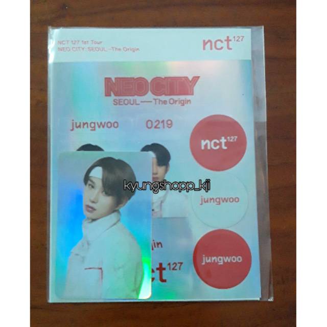 Deco sticker + pc holo jungwoo