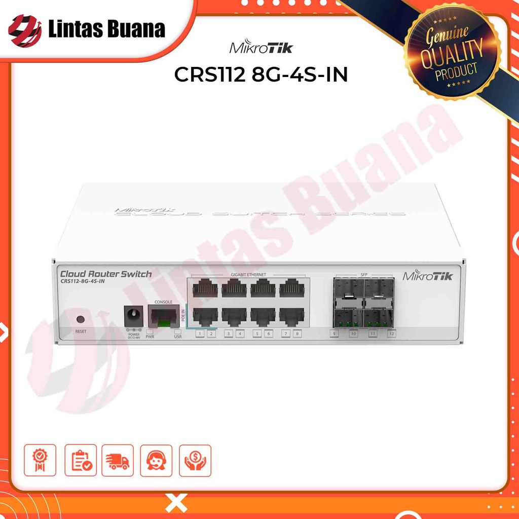 Mikrotik CRS112 8G-4S-IN