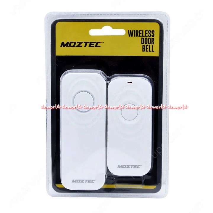 Moztec Wireless Door Bell Bel Tanpa Kabel Kotak Kecil Bel Pintu Bel Pager Pagar I-click I-Klic iKlic Iklik