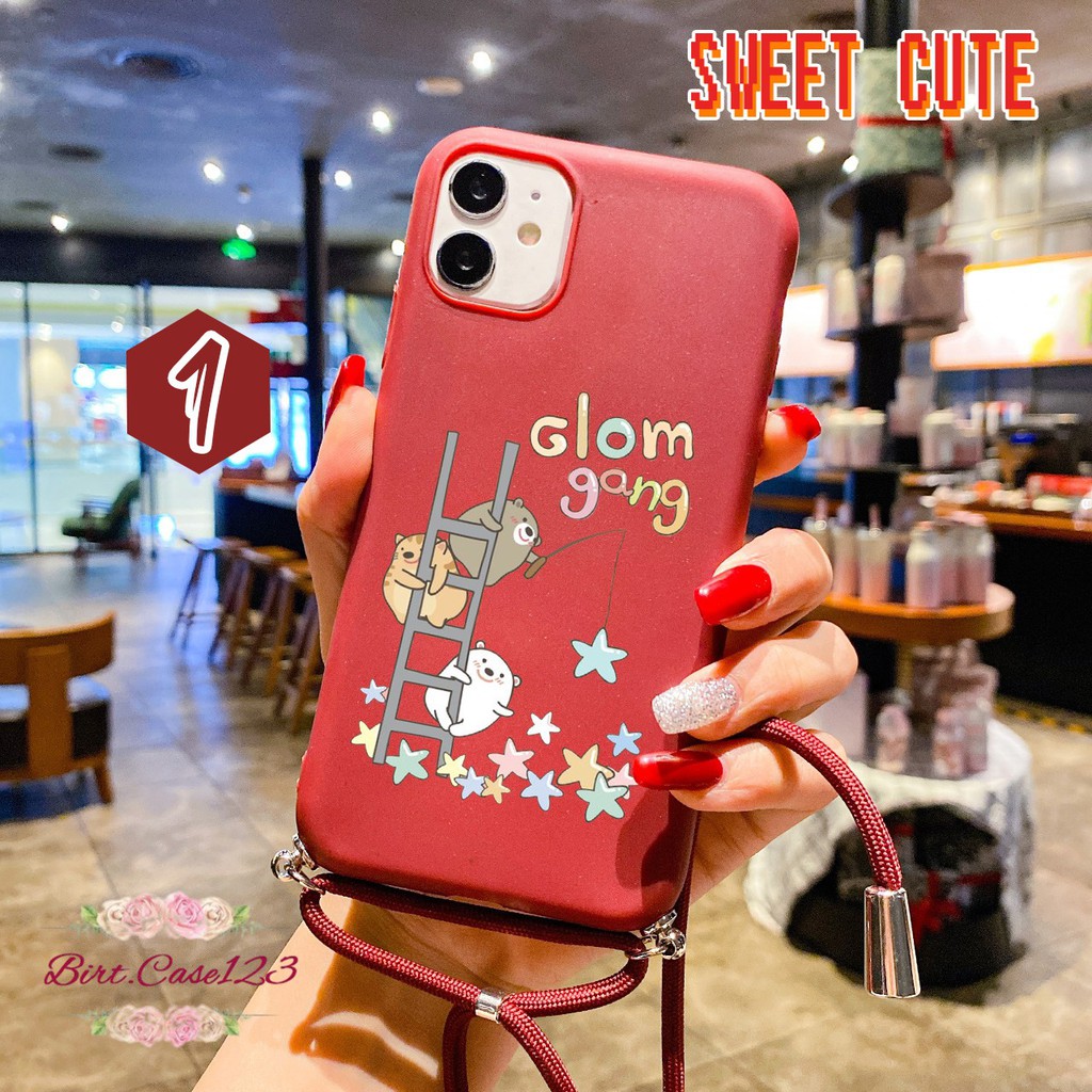 Softcase Slingcase Tali Lanyard Candy SWEET CUTE Xiaomi Redmi 3 4a 5+ 5a 6 6a BC3780