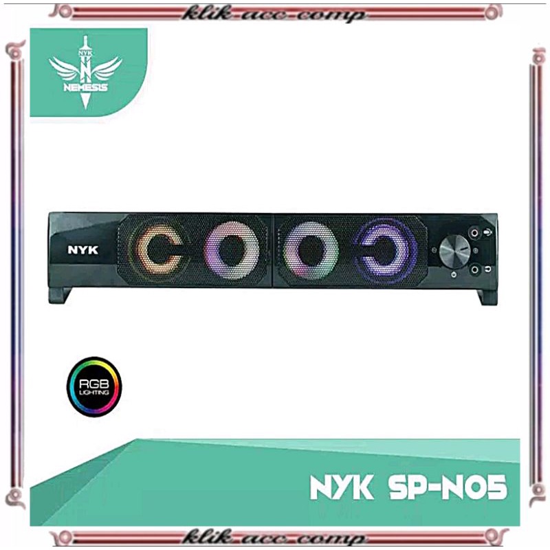 Speaker USB NYK SP N05 RGB Soundbar gaming