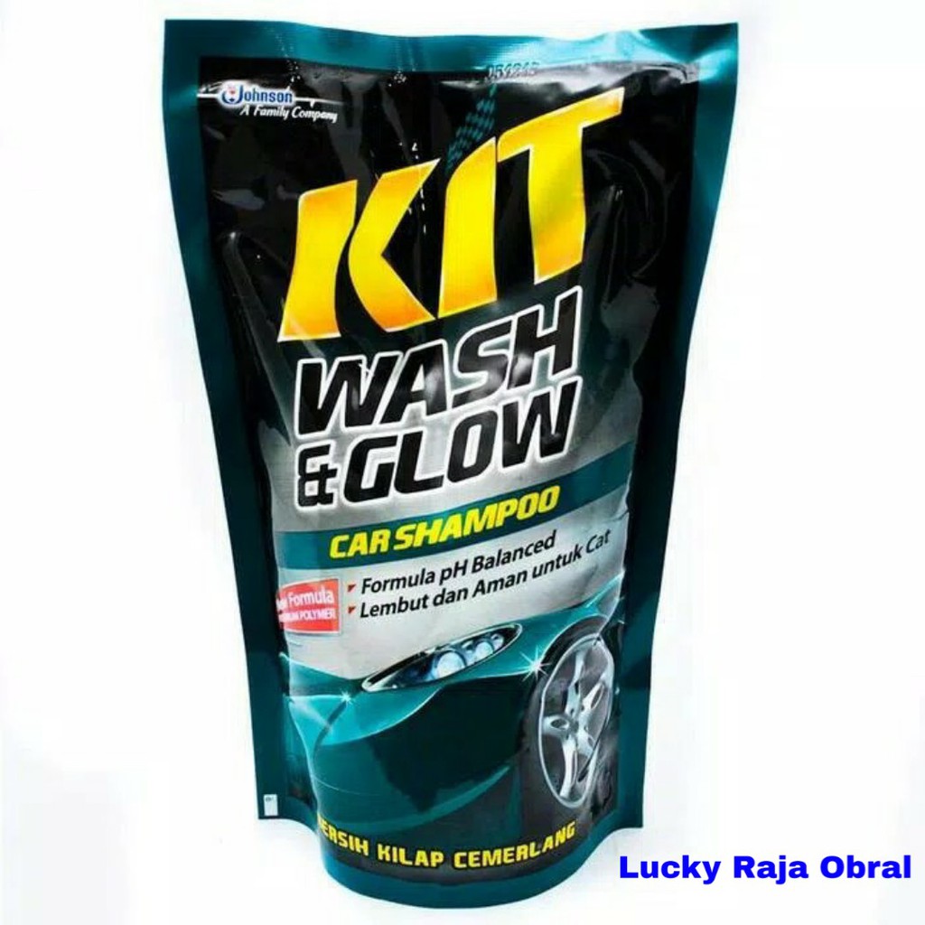 Promo Shampo Mobil Motor Kit Wash & Glow Car Shampo (800 ml) Produk Original