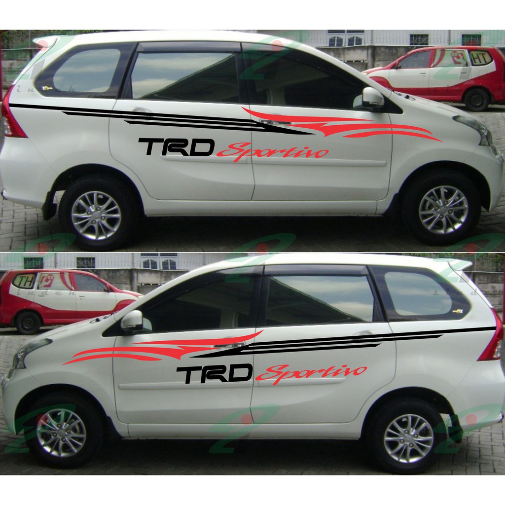 cutting sticker mobil keren TRD Sportivo stiker mobil avanza xenia ertiga calya sigra terlaris