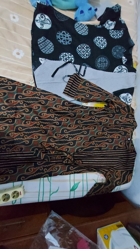 Atasan Batik Dolby Dolbi Dobby Doby Tenun Sutra Tulis Halus Katun Atbm Baron ,sarombit Atasan No