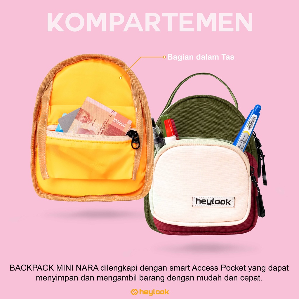 Tas Punggung Mini Wanita Tas Ransel Kekinian Backpack Kecil Ransel Korean Style Tas Kasual Keren Multifungsi Bisa Selempang Slingbag Bahu