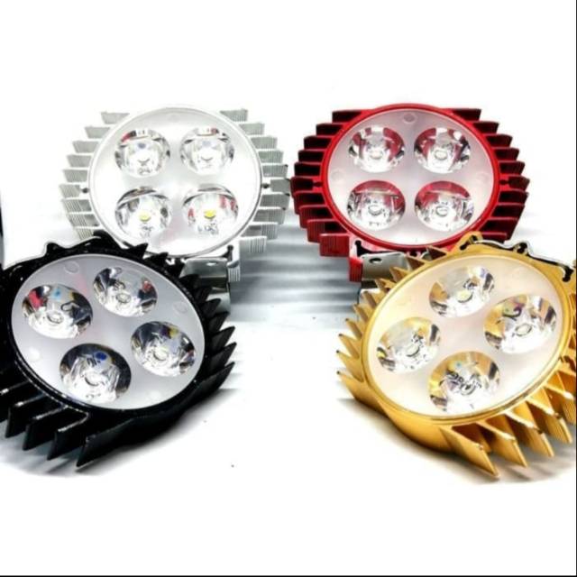 Lampu Tembak Sorot Tambahan LED Putih Motor CB Mio Megapro NMax Satria