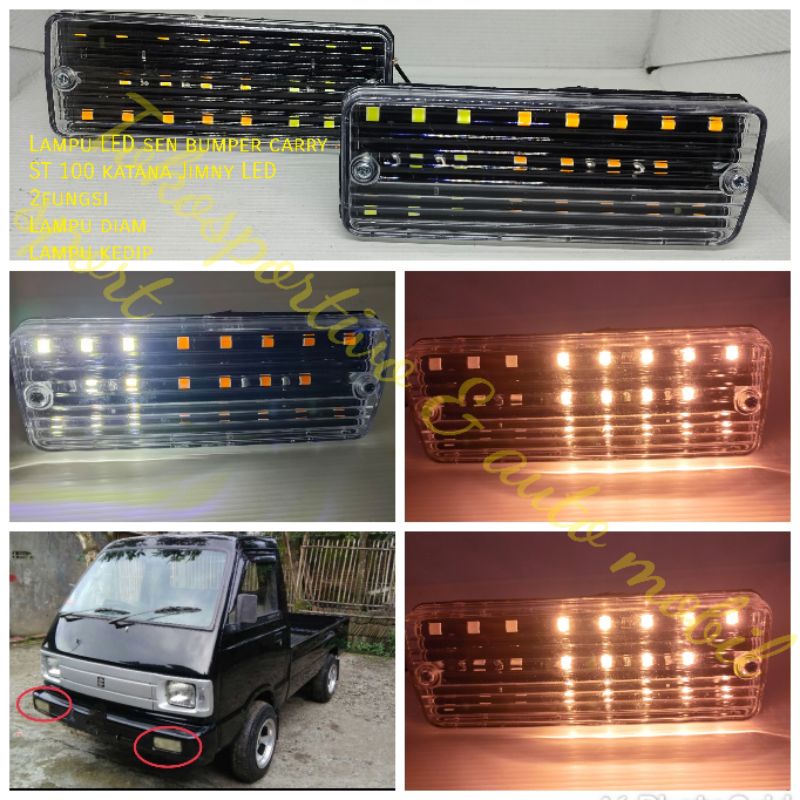 Lampu LED sen sein Bumper Depan Suzuki Carry ST100 katana Jimny LED