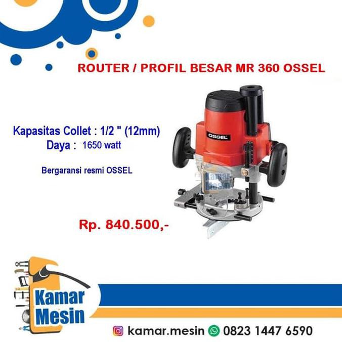 Ready Oke Mesin Router Ossel Mesin Profil Kayu Ossel Mesin Router Kayu Mr360