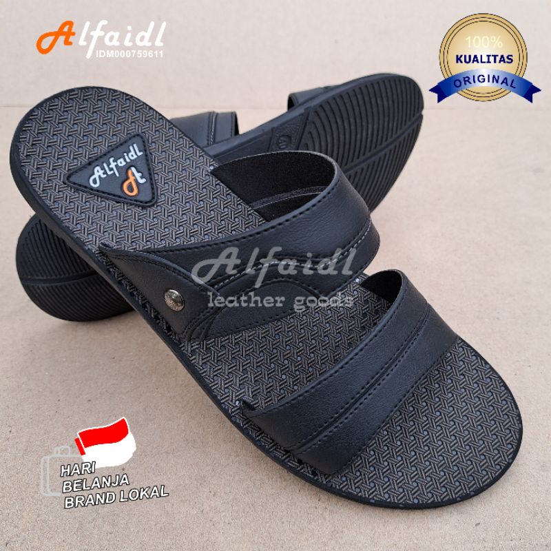 Sandal Distro | Sandal Pria Casual | Sandal Pria Ban Dua | Sandal Slide Original Alfaidl