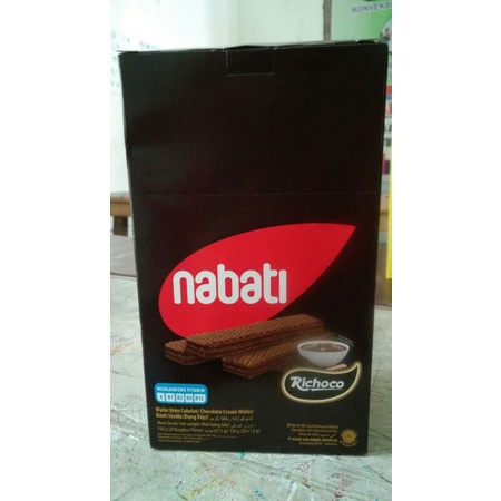 

ISI 12 BOX ATAU 240PCS wafer nabati 7.5 g RASA cokelat dan keju