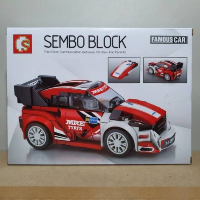 Lego Block Mobil Balap Rally Car