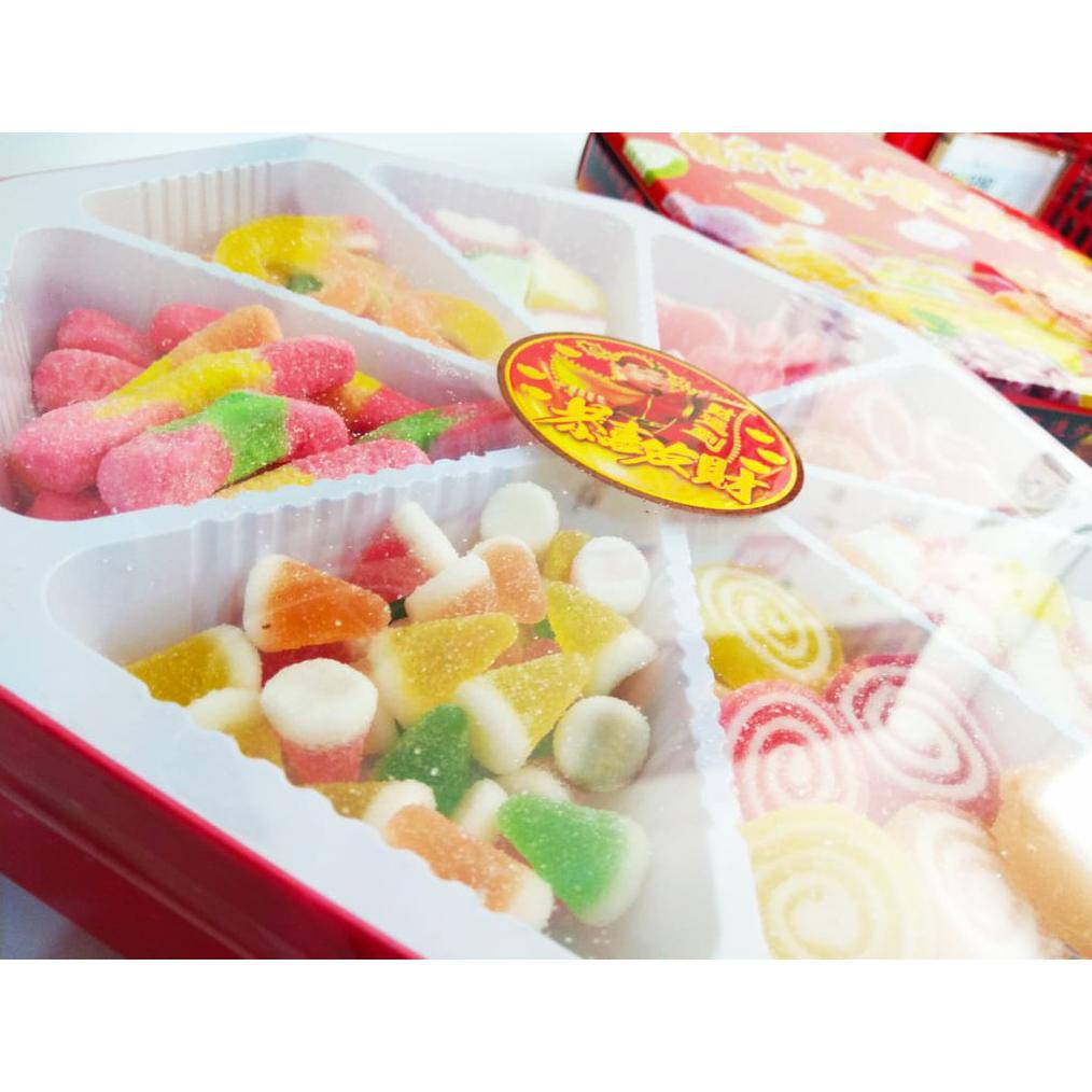 

{BISA COD} Manisan Imlek / Manisan Jelly / Cemilan / Makanan Manis / Manisan Jelly Imlek Kotak Cheng