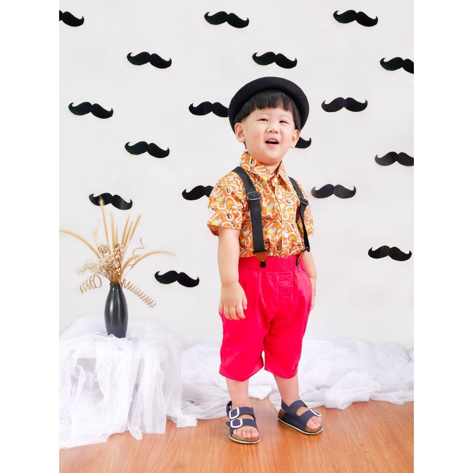 Set Kemeja Suspender Jovanka