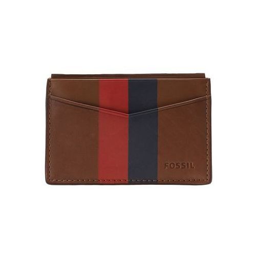 Dompet kartu Pria/laki Fossil Original ML3964222 Cognac Andy Card Case Leather Men's Wallet