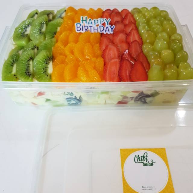 

Salad buah premium full topping