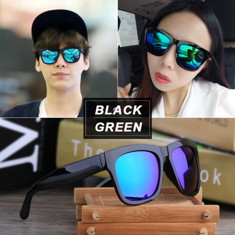 （YUZHU）COD Kacamata Hitam Korea Fashion Gaya Wanita Kaca Mata Square Murah Cewek Sunglasses