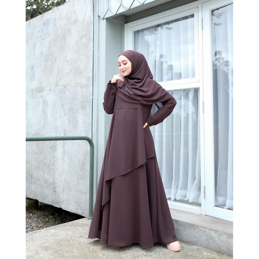 100% REALPICT nizwa dress terbaru // harga promo bahan ceruty babydoll