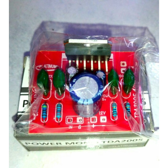 KIT MINI COMPO AMPLIFIER 12V 40W TDA2005