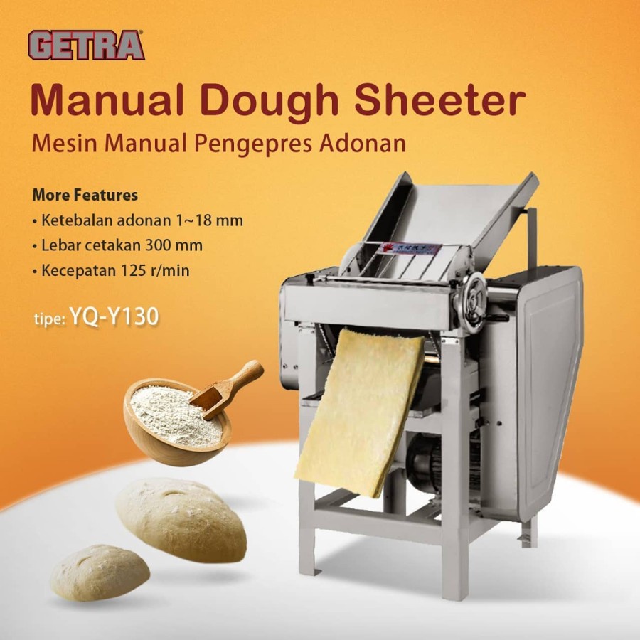 DOUGH SHEETER GETRA YQ-Y130 MESIN PENGEPRES