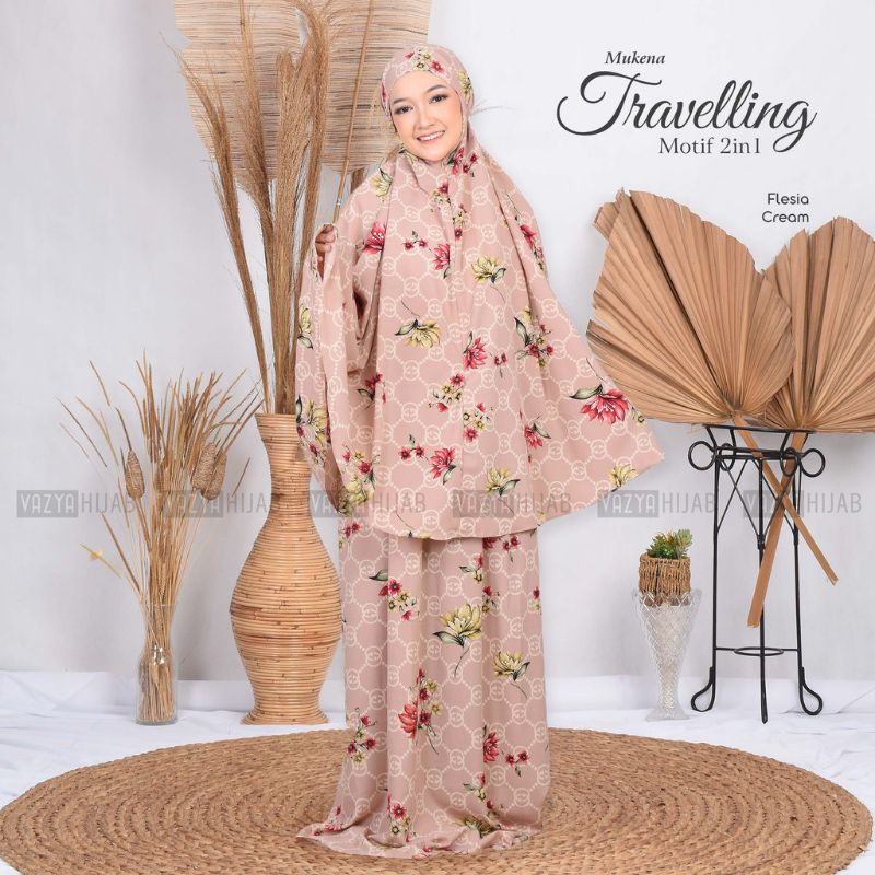 Mukena Traveling Motif 2in1 Katalog 2 Free sajadah