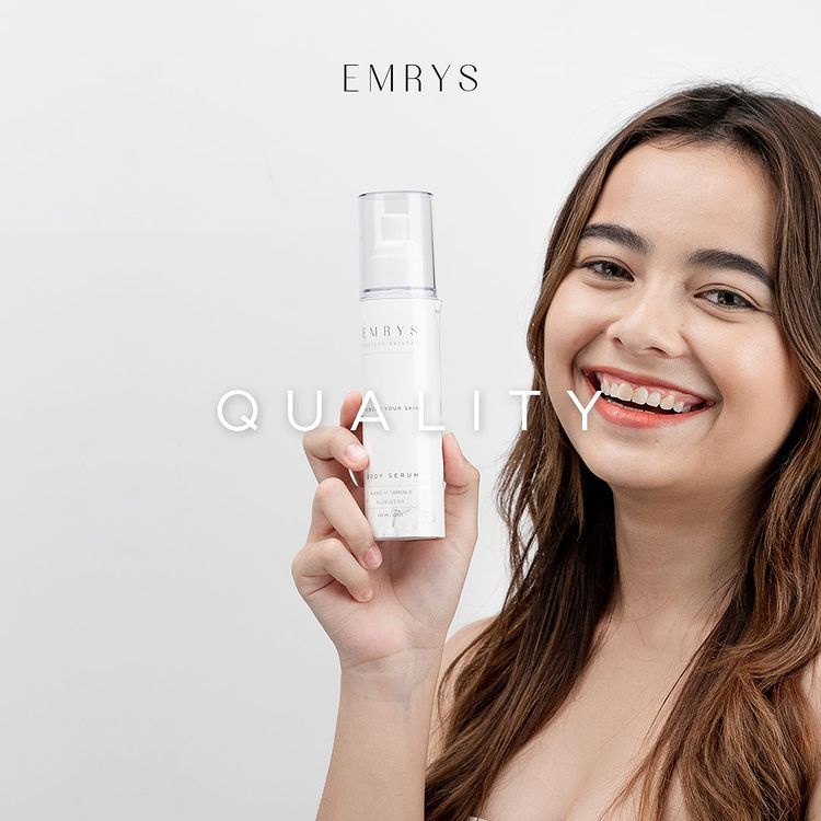 Body Lotion Emrys Serum Pemutih Pelembab Kulit Vitamin E Nano Aloevera Bpom 100 Ml