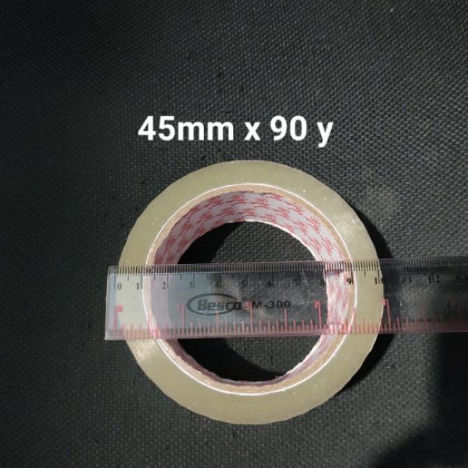 

lakban bening coklat 45mm x 90 yard 1 karton 72 pcs murah