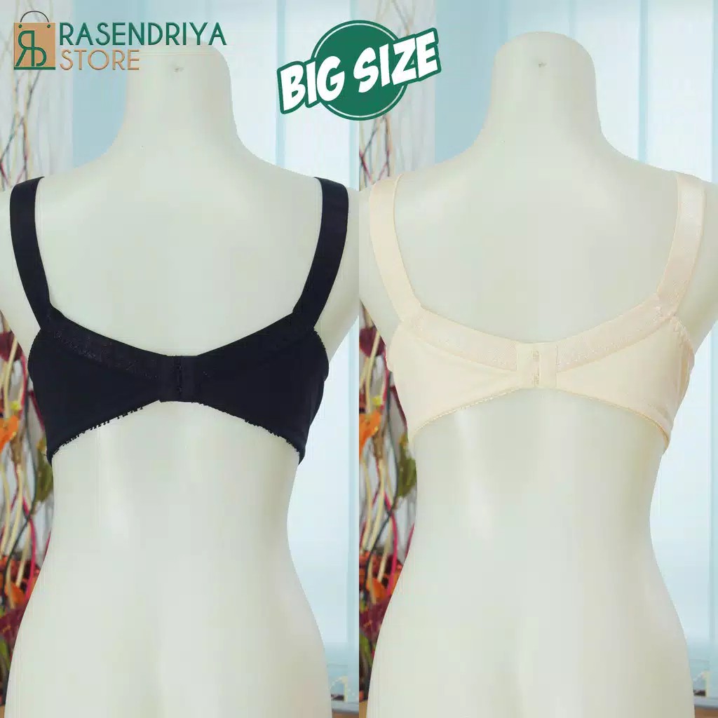 BH Bra Mama Big Size Ukuran Besar Renda Tanpa Kawat Tanpa Busa