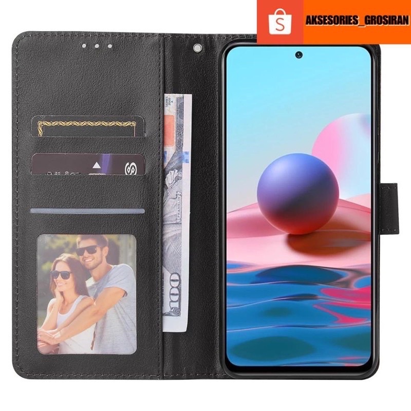 SAMSUNG GALAXY A14 A24 A34 A54 A23 A33 A53 A73 M14 5G 4G Flip Cover Leather Case Hp Dompet Kulit