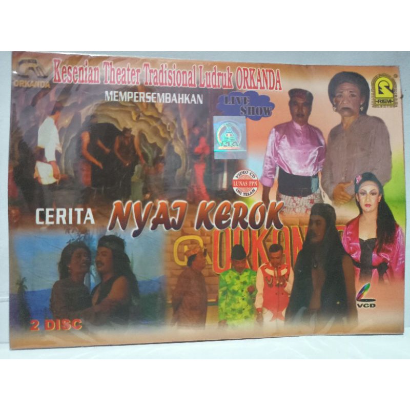 VCD original kesenian ludruk Orkanda cerita nyai kerok