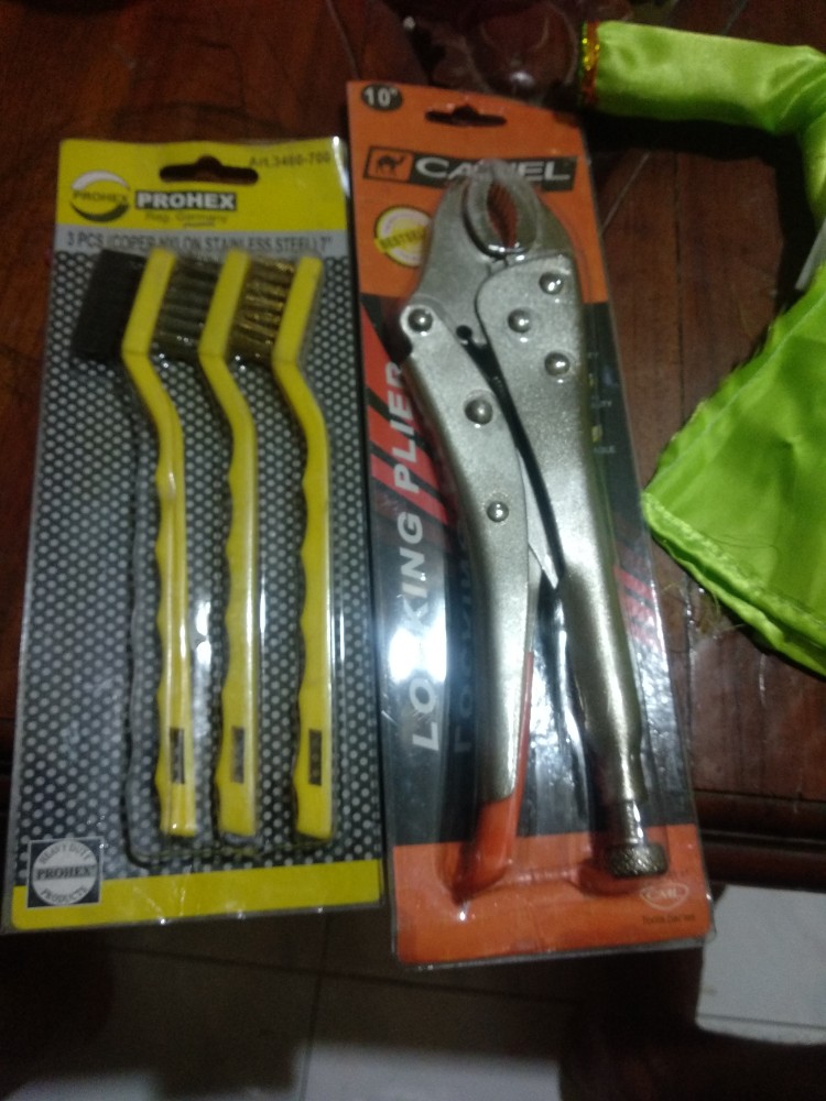 Sikat Baja Kuningan Prohex 7 Tipe 3460-700 / 7 Inch Bentuk Sikat Gigi Murah Bagus