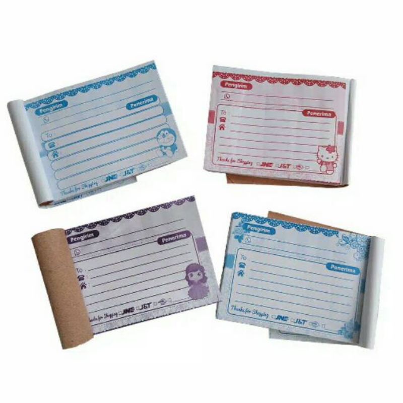 

Label pengiriman mini