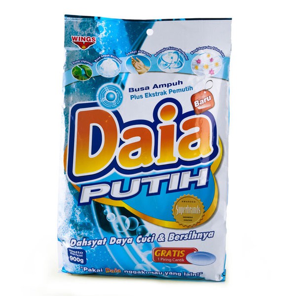 DAIA Putih Detergent - Deterjen Bubuk 900gr