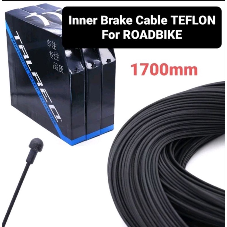 Inner Teflon Slick Brake Cable Rem Sepeda Kawat Iner Kabel Roadbike Road Bike Wire Seling Dalem Dalam Balap Brifter