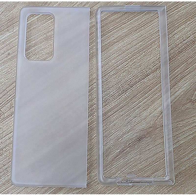 Case Samsung Galaxy Z Fold 2 Fold2 Clear Matte Doff (Front Back Casing) Casing Sarung HP