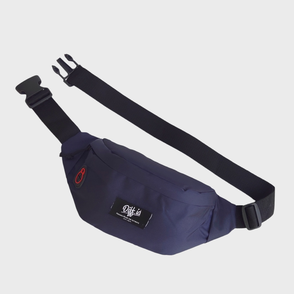 Tas Selempang Pria Waistbag Simple Tas Slempang